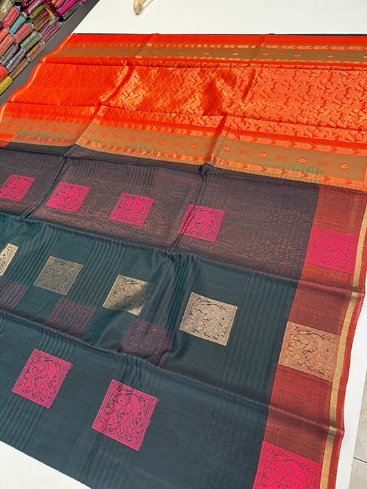 Handloom cotton saree