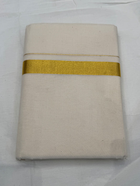 Gold Border Dhoti